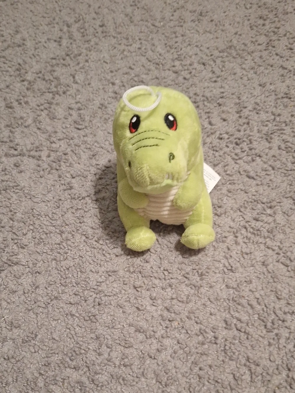 Plush Green Alligator Small Pet Toy
